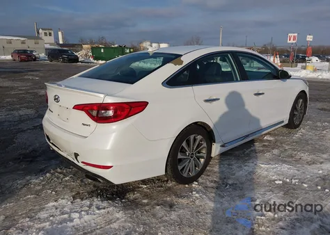 2017 Hyundai Sonata Sport из США, поврежденный, VIN 5NPE34AF6HH546775